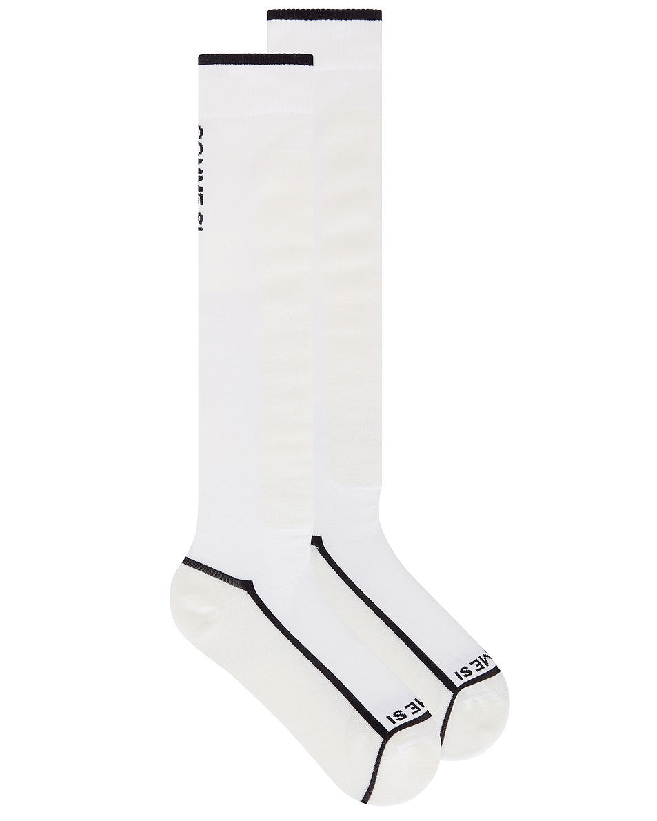 

Ski Носки Comme Si, White & Black Stripe