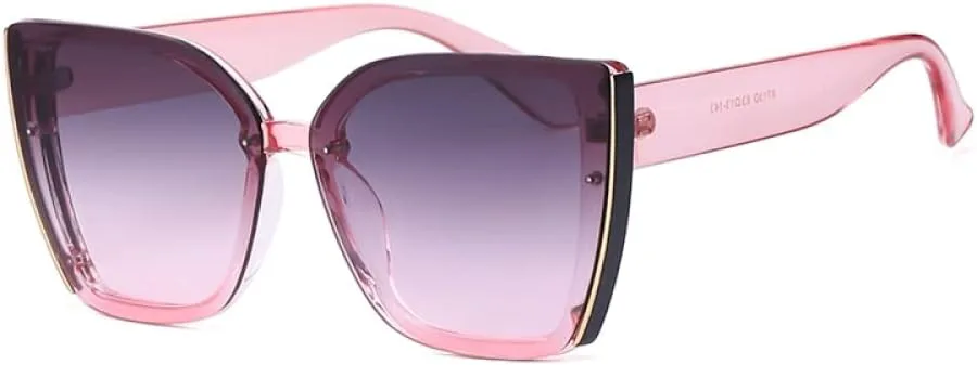 

Солнцезащитные очки MUTYNE Oversized Cat Eye для женщин, роскошные модные очки в большой квадратной оправе для мужчин, ретро-стиль, очки «кошачий глаз», Purple Pink