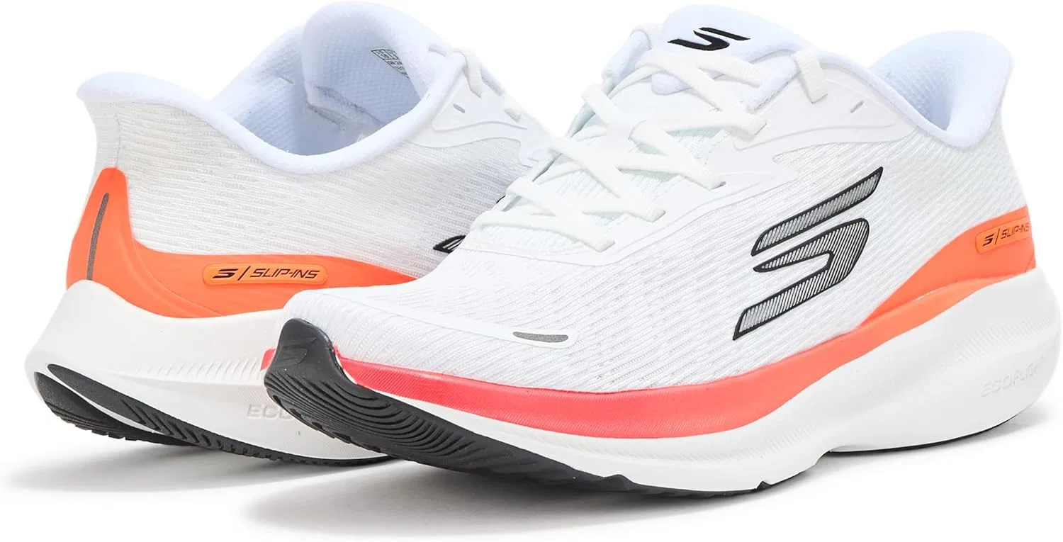 Мужские кроссовки Skechers SKX Aero Pulse, 2-White Black Orange — фото 3