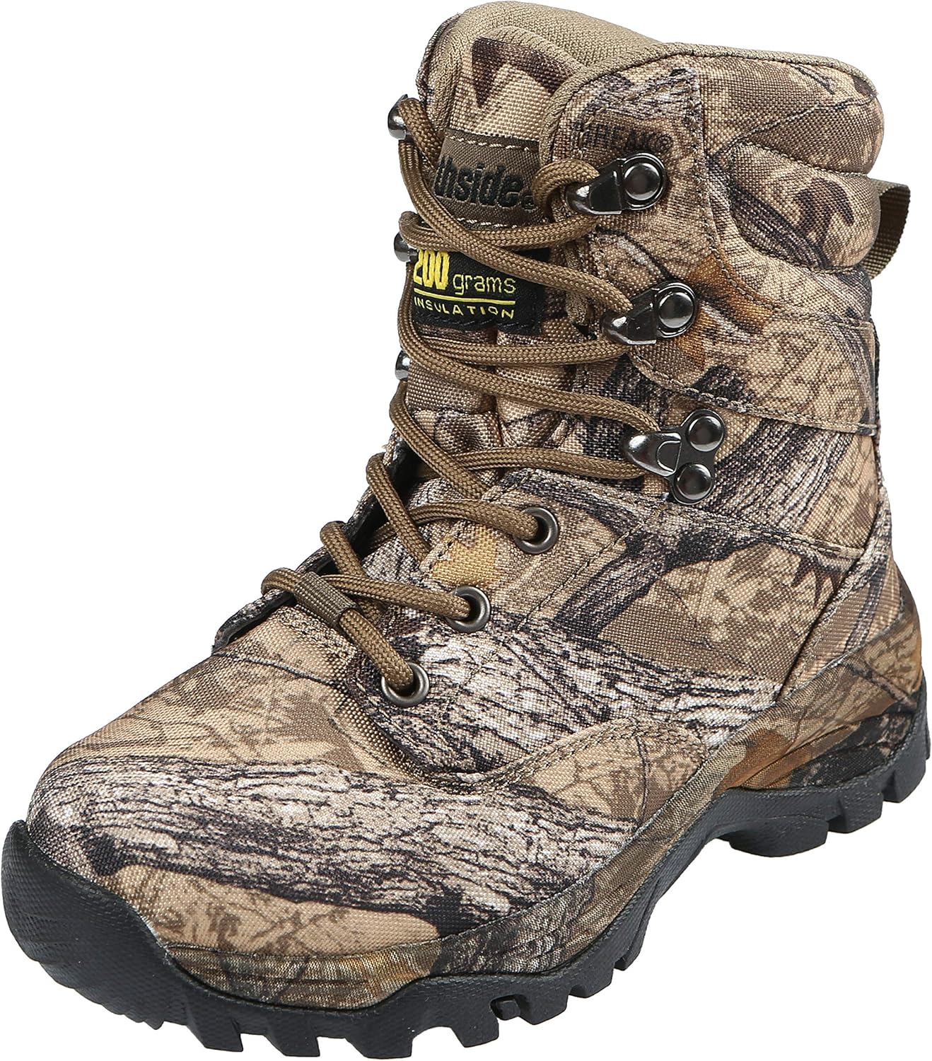 

Детские ботинки Northside Crossite | Водонепроницаемые камуфляжные охотничьи ботинки для мальчиков | С утепленным, мягким воротником | Средняя голень | Стелька из амортизирующего ЭВА | Резиновая подошва с протектором - прочная обувь для активног...