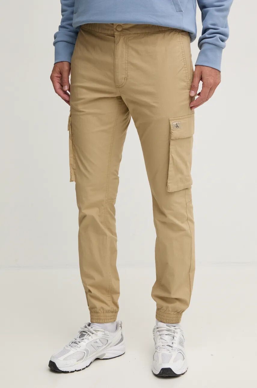 

Брюки Calvin Klein Jeans, бежевый