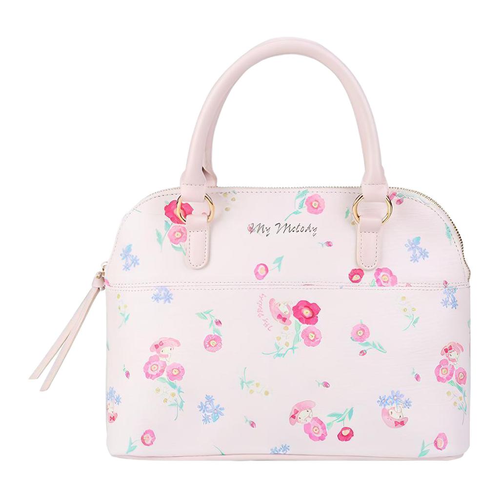 

Sanrio Женская кожаная сумка Мелоди бело-розовая