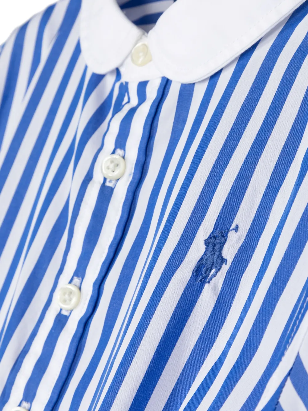 Платье-рубашка Magalie в полоску POLO RALPH LAUREN KIDS, синий — фото 3