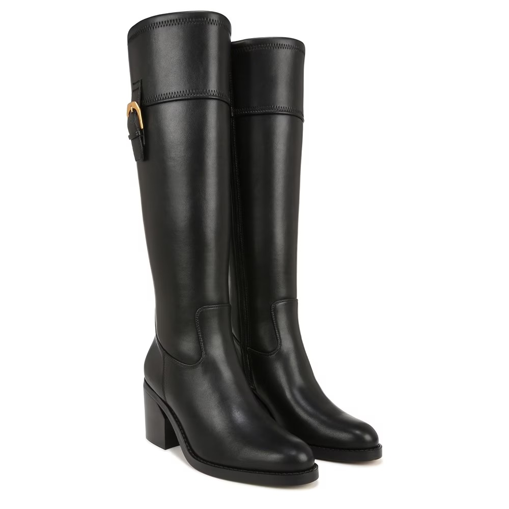 Высокий сапог с широкой голенищем Adabella Franco Sarto, black synthetic