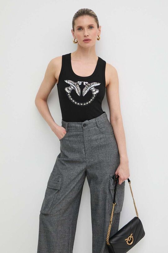 

Топ Answear Exclusive Pinko, черный