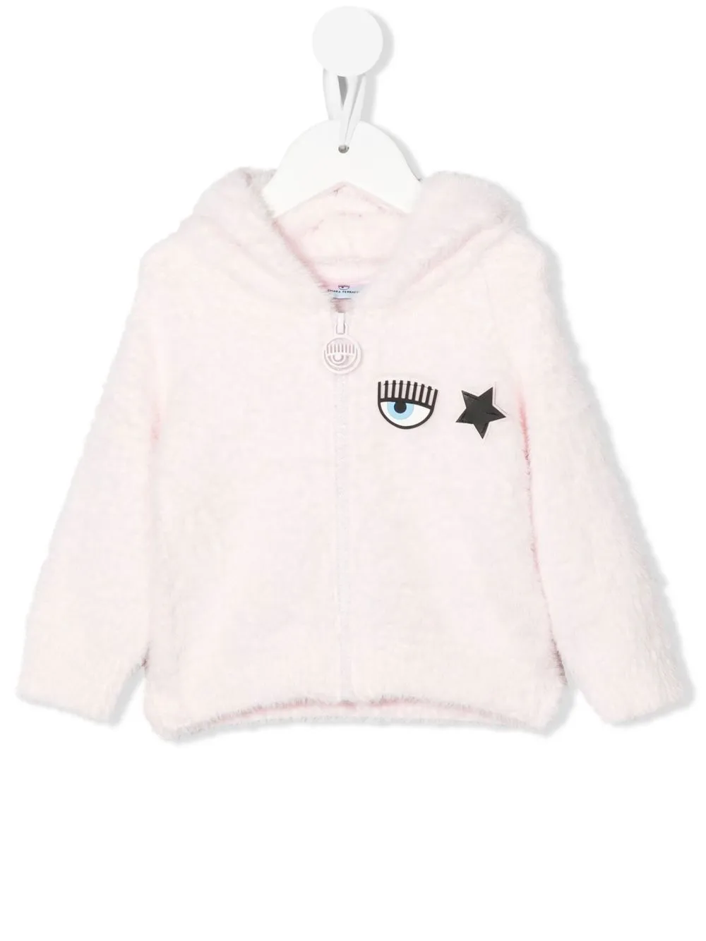 

Худи Eyestar на молнии Chiara Ferragni Kids, розовый