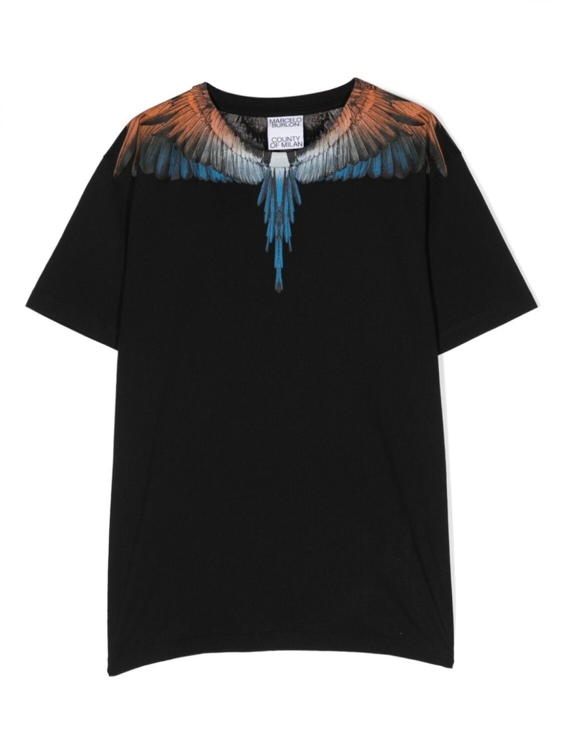 

Футболка с графичным принтом Marcelo Burlon County Of Milan Kids, черный