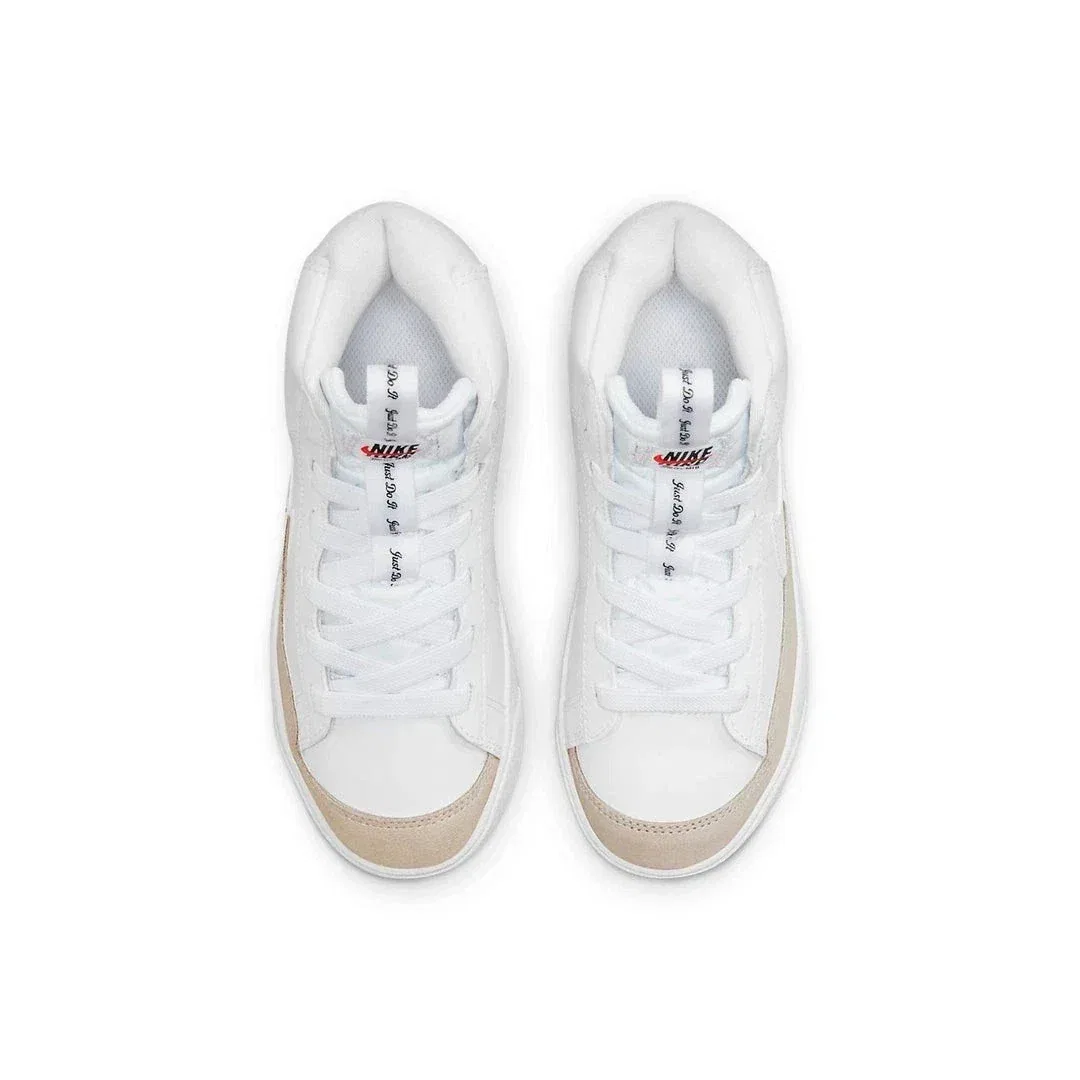 Кроссовки Nike Blazer Mid '77 SE DH8641-102, белые, в стиле Lifestyle HTAT579 — фото 4