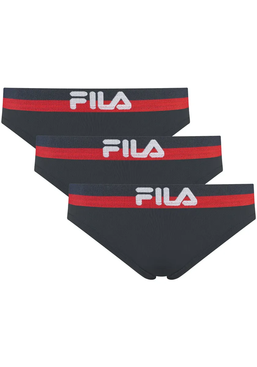 

Фила Стринги (упаковка, 3 шт.) Fila, цвет морской волны