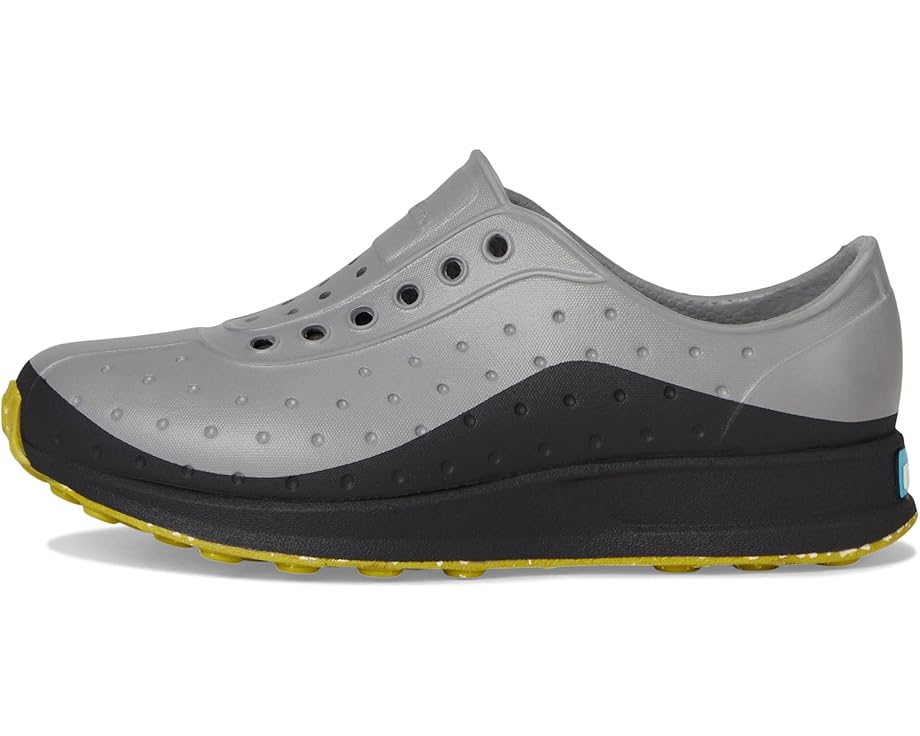Кроссовки Native Shoes Kids Robbie Roam, цвет Satellite Grey/Jiffy Black/Seaweed Speckle Rubber — фото 4