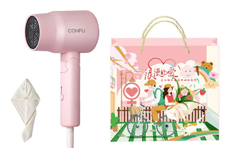 

Фен для волос Confu, Cherry Blossom Pink [Valentine's Day Shopping Bag Set]