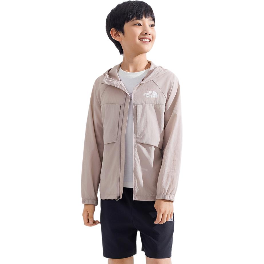 Одежда для защиты от солнца SS25 Moon Shadow Gray Kids' THE NORTH FACE, серый — фото 4
