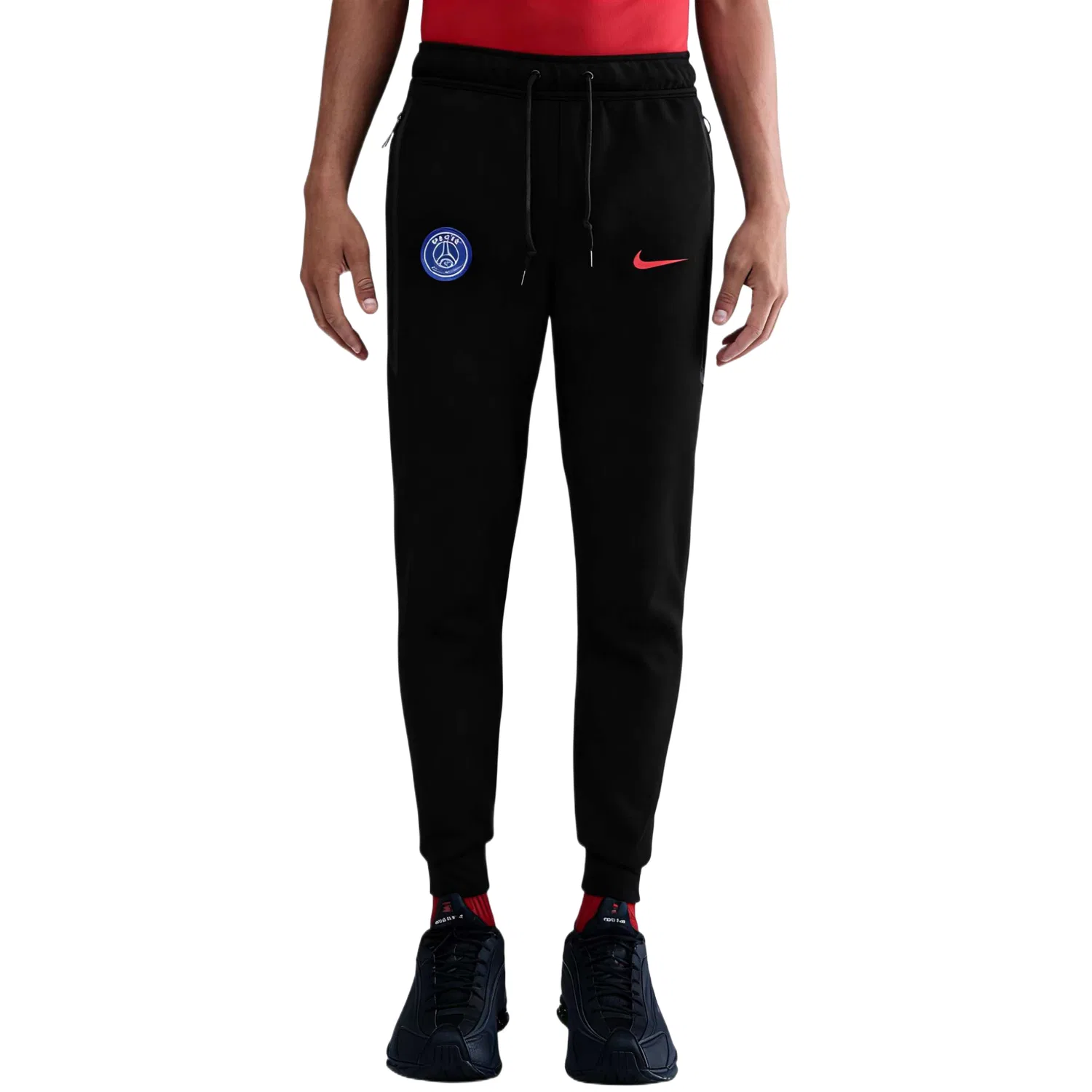 Трикотажные спортивные штаны Nike Paris Saint Germain Men's Black/Red
