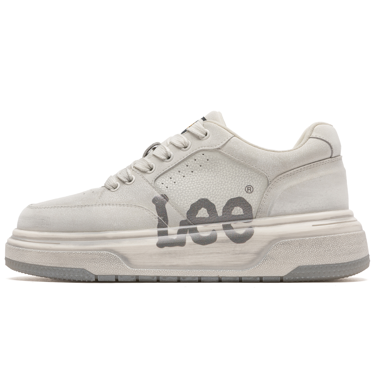 

Lee Белые кроссовки для скейтборда мужские, увеличивающие рост, нескользящие, low top