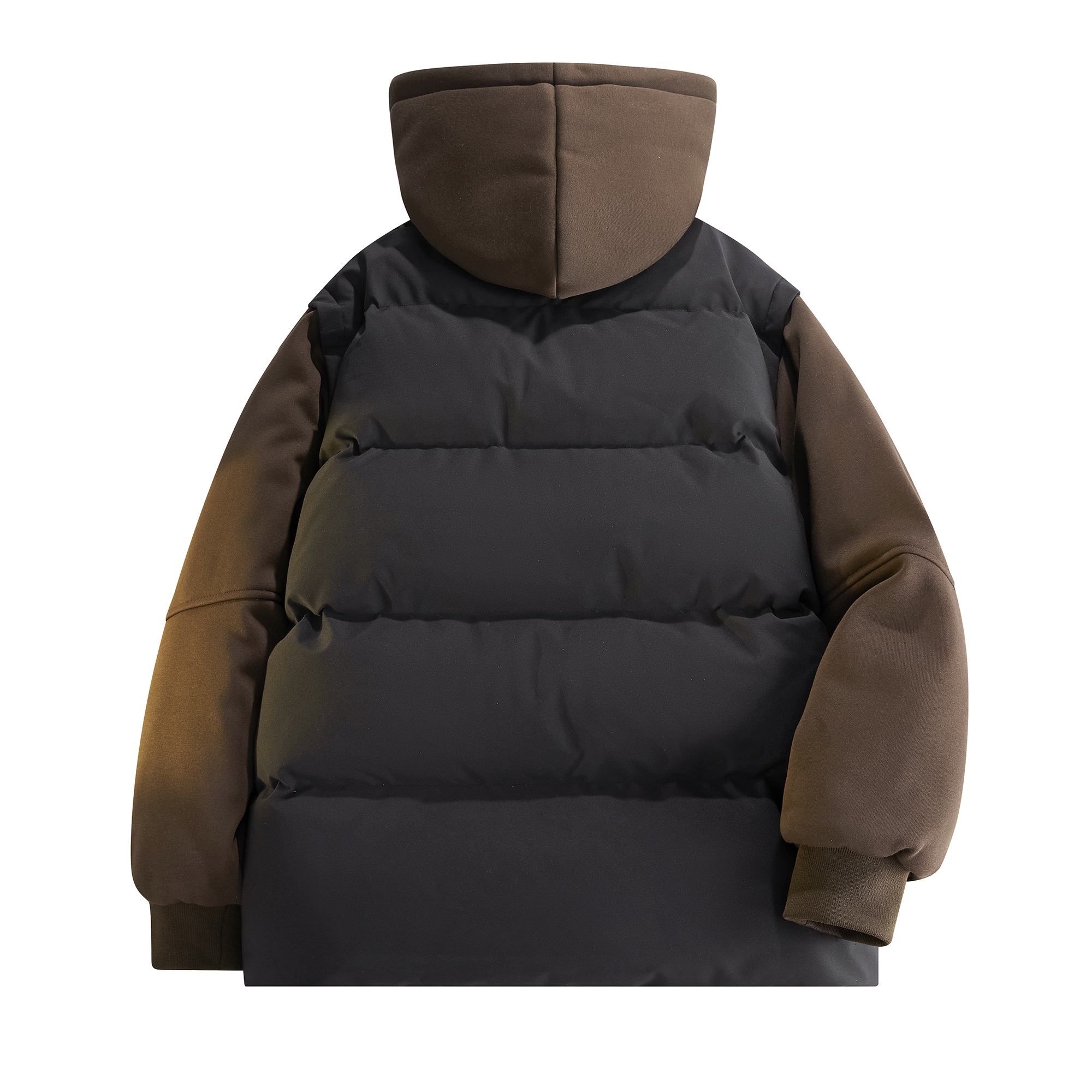 

Пуховик Unisex Hooded Moderate VanCamel, черный & серый