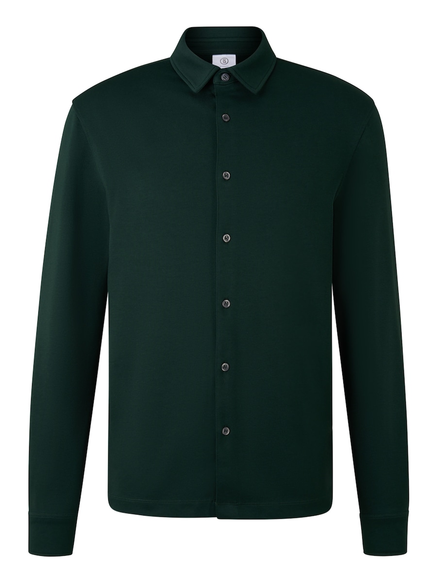 

Рубашка на пуговицах классического кроя BOGNER FRANZ-10, темно-зеленый