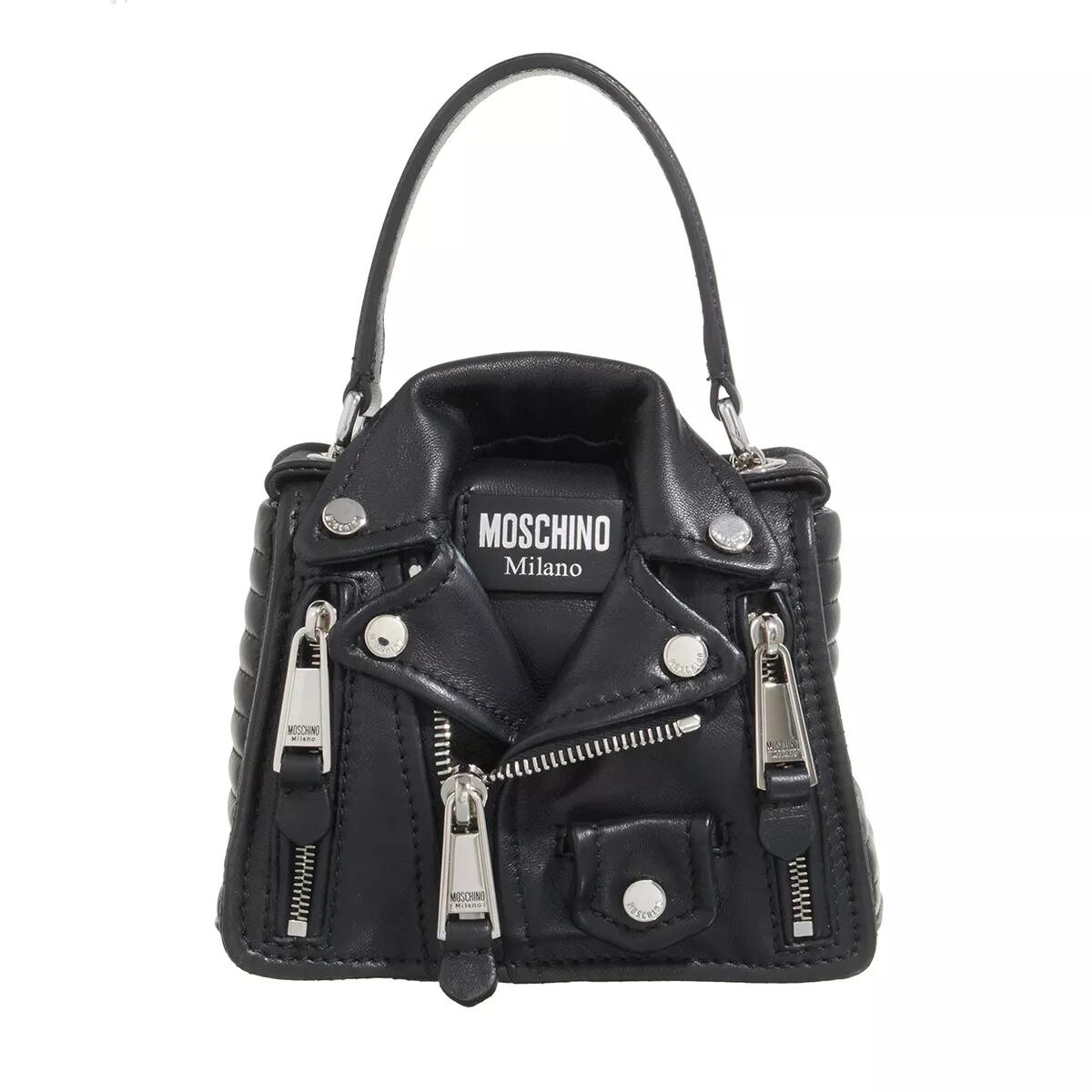 

Байкерская сумка через плечо Moschino, черный