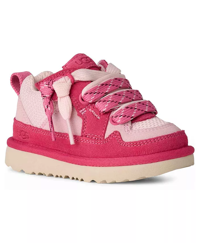

Двухцветные кеды UGG Lo Lowmel на плоской подошве для мальчиков и девочек UGG, розовый