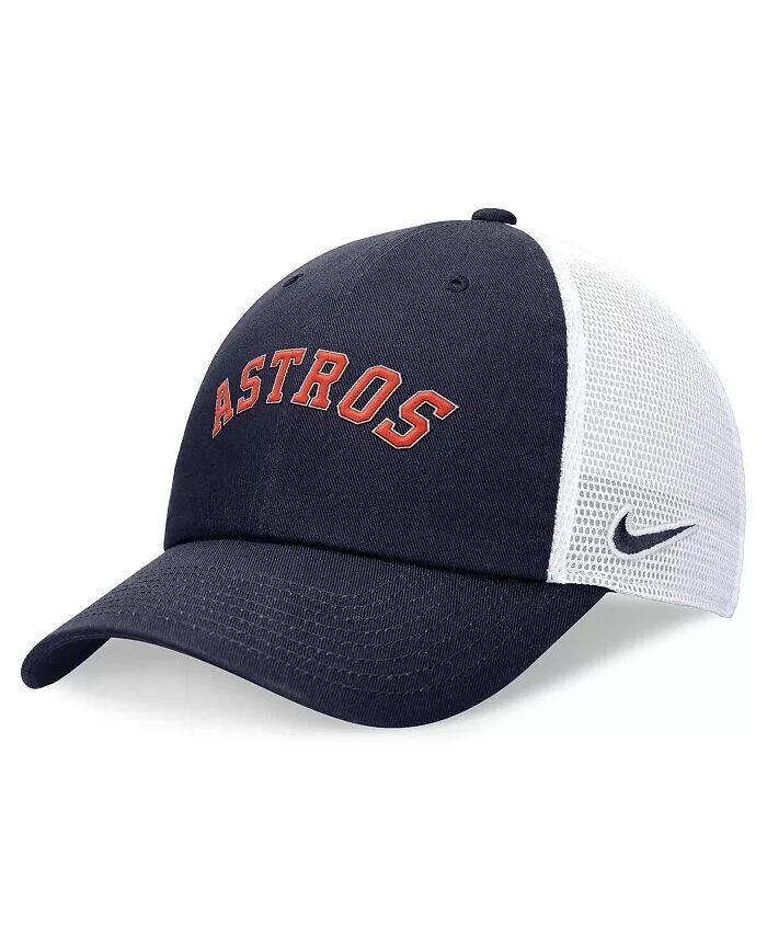 

Мужская темно-синяя регулируемая шляпа Houston Astros Evergreen Wordmark Trucker Nike, синий