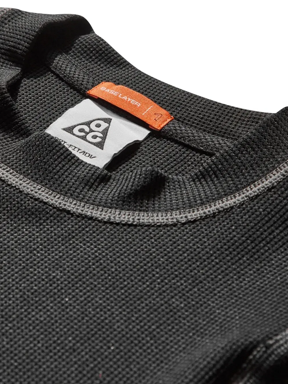 Футболка с круглым вырезом и логотипом на груди Nike, черный — фото 4