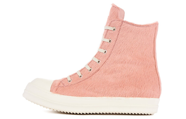 Мужские кеды Rick Owens высокие, розовый