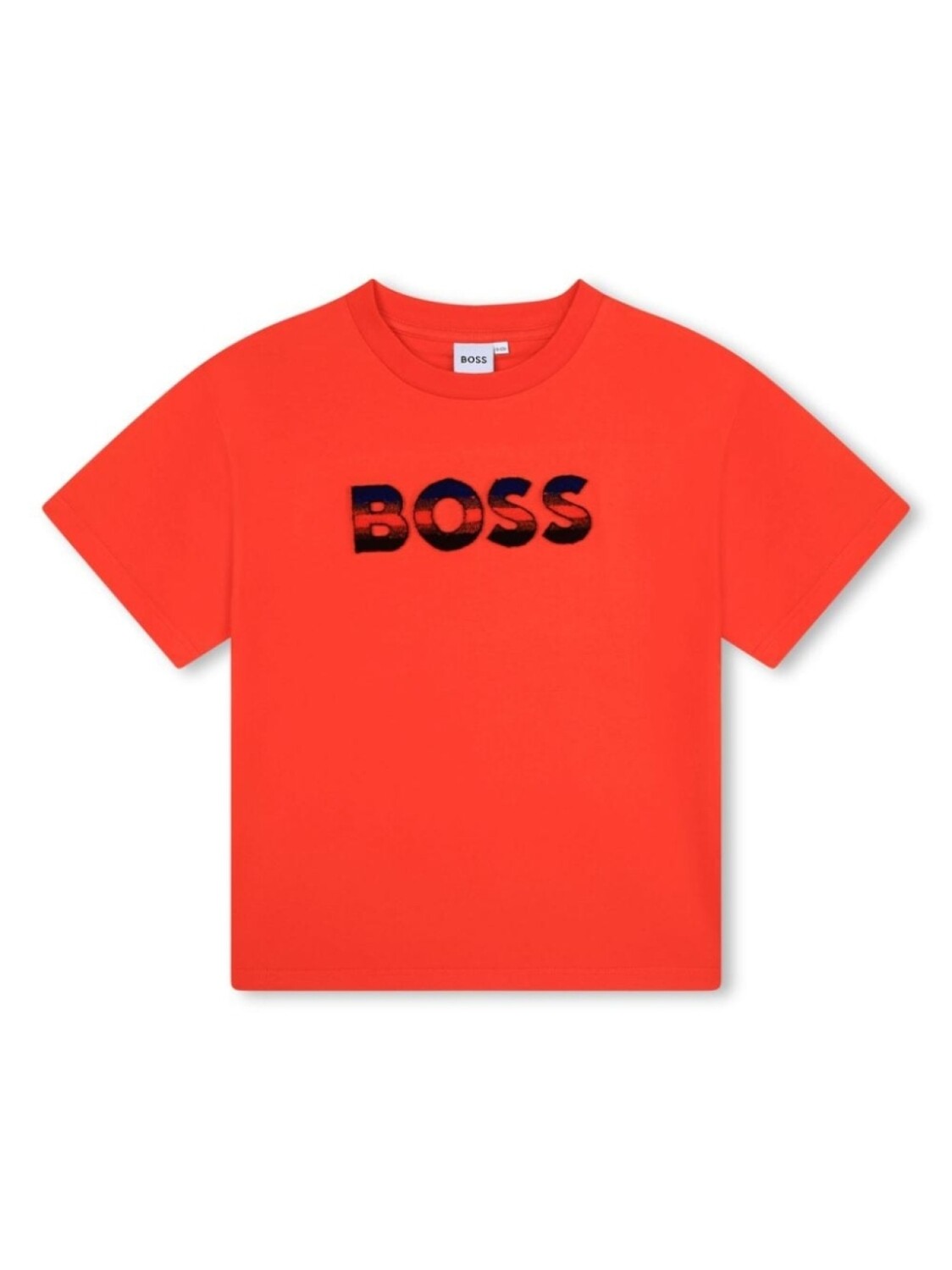 

BOSS Kidswear футболка с вышитым логотипом, красный