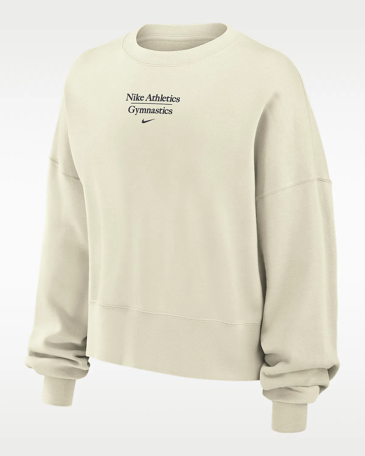 Женская футболка с круглым вырезом Nike Phoenix Fleece, Sail