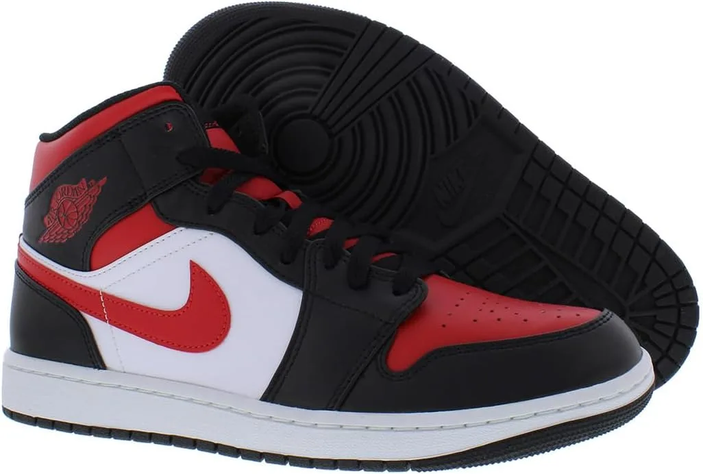 Мужские кроссовки Nike Court Borough Mid Winter, белый/черный/красный — фото 2
