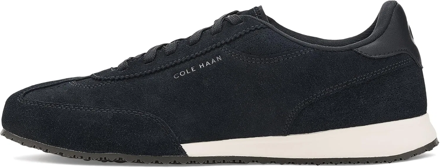 Кроссовки Cole Haan Grand Crosscourt Men's Slimstride, Black, Black, Suede, Ivory — фото 4