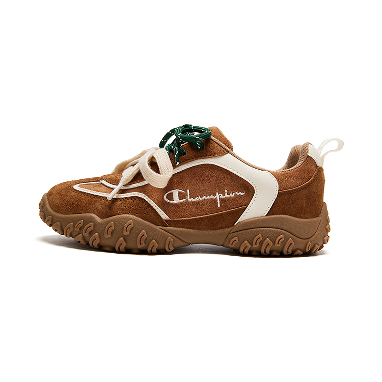 Champion Kids Синтетические кожаные нескользящие низкие кроссовки Rebound для детей Yellow Brown — фото 3