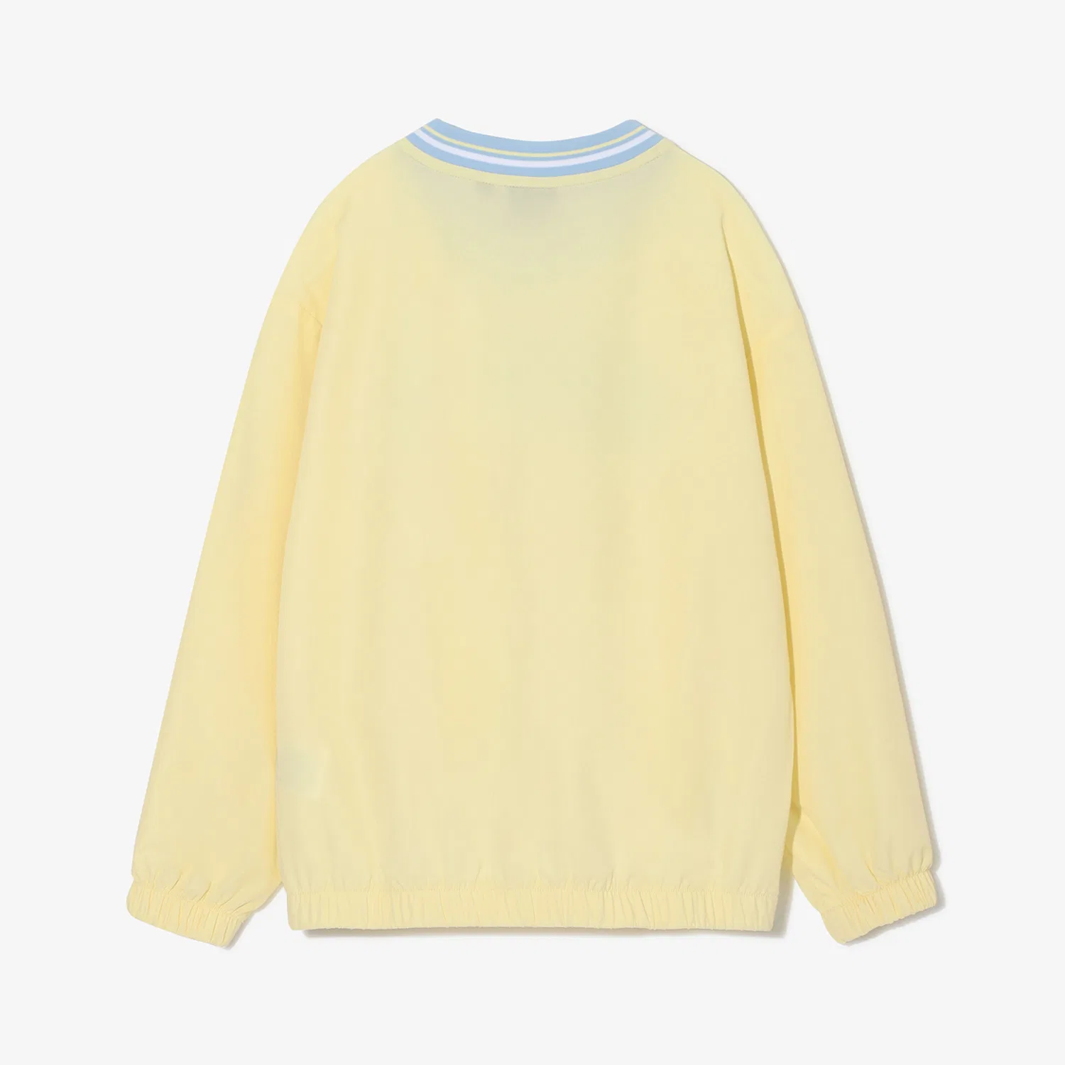 Детский тканый свитшот с V-образным вырезом жёлтый от Fila Kids — фото 2