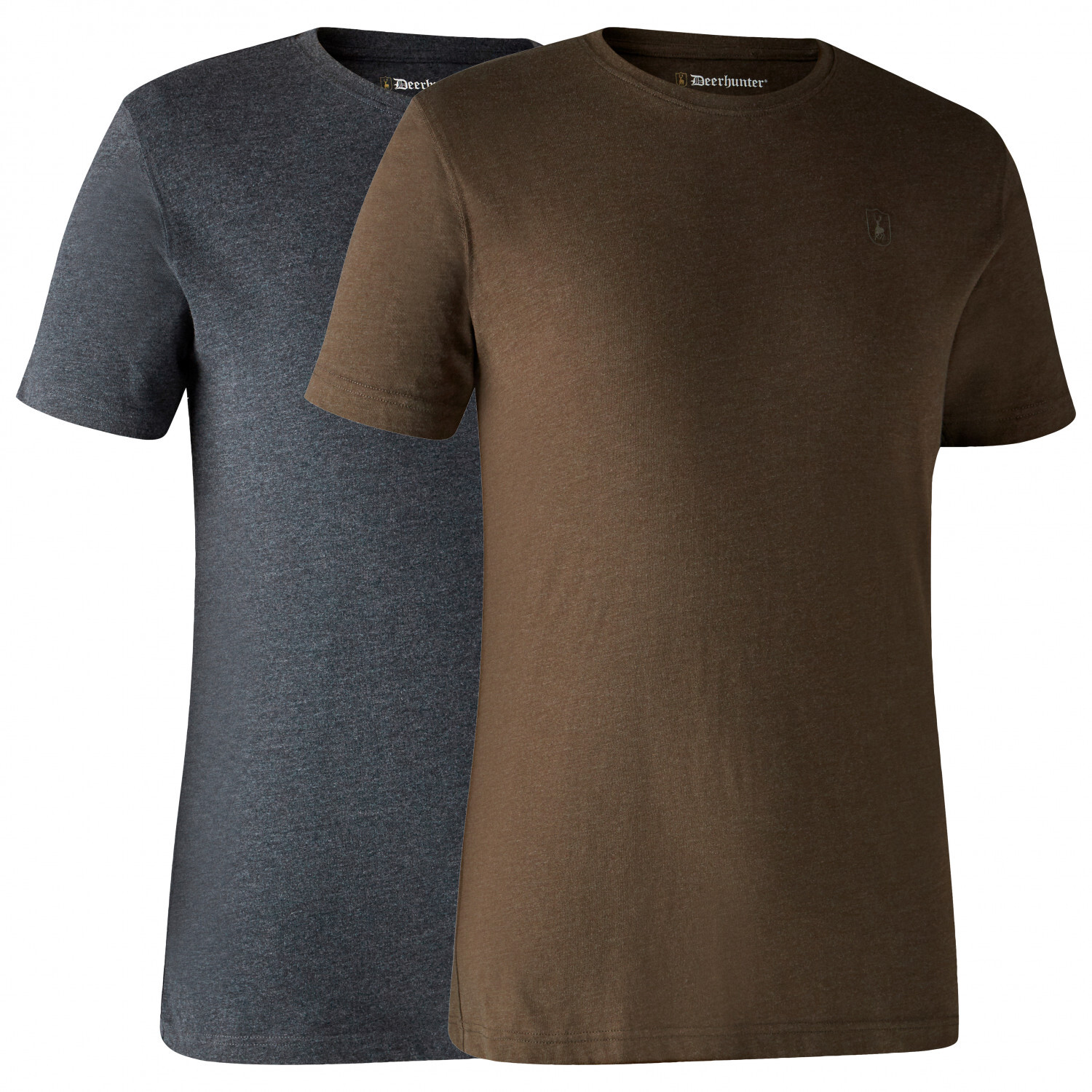 

Футболка Deerhunter Basic 2 Pack, цвет Brown Leaf Melange