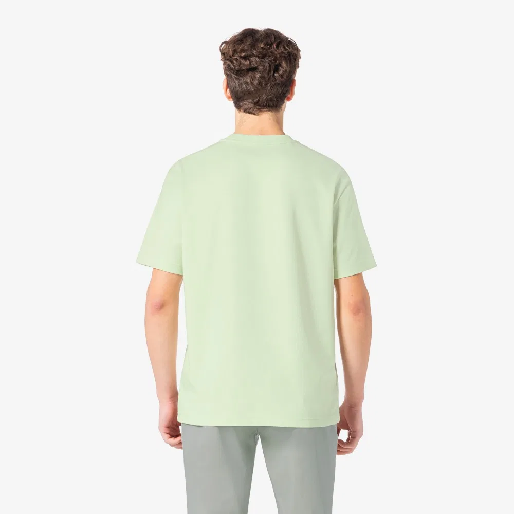 Футболка мужская Lacoste базовая, светло-зеленый — фото 3