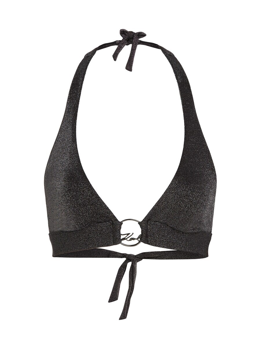 

Треугольный бикини-топ Karl Lagerfeld Triangle Bikini Top, черный