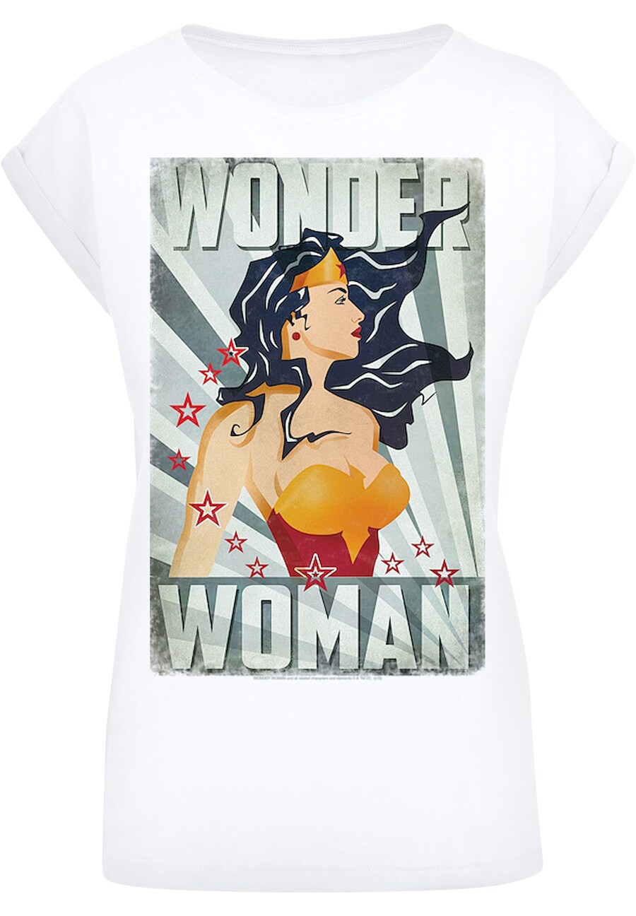

Рубашка F4NT4STIC Wonder Woman, белый