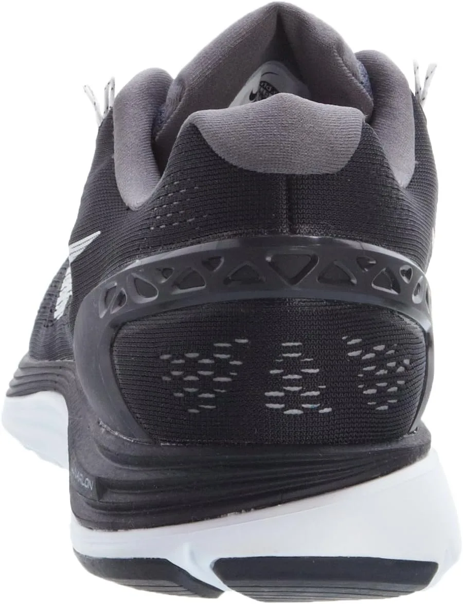 Кроссовки Nike Lunarglide +5 599160-010 для бега, мужские, белый/черный — фото 3