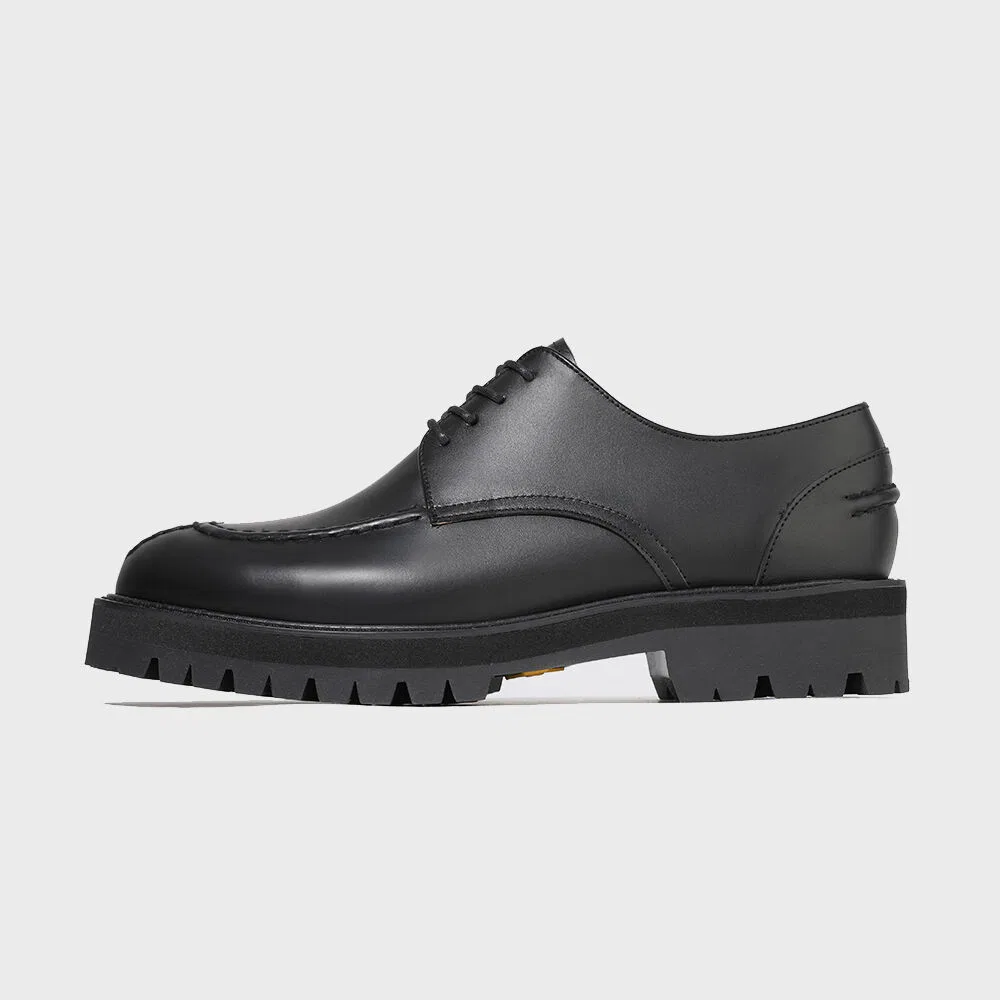 Мужские дерби-туфли Y-tip Vibram Commando, чёрные, от Firenze.A — фото 2
