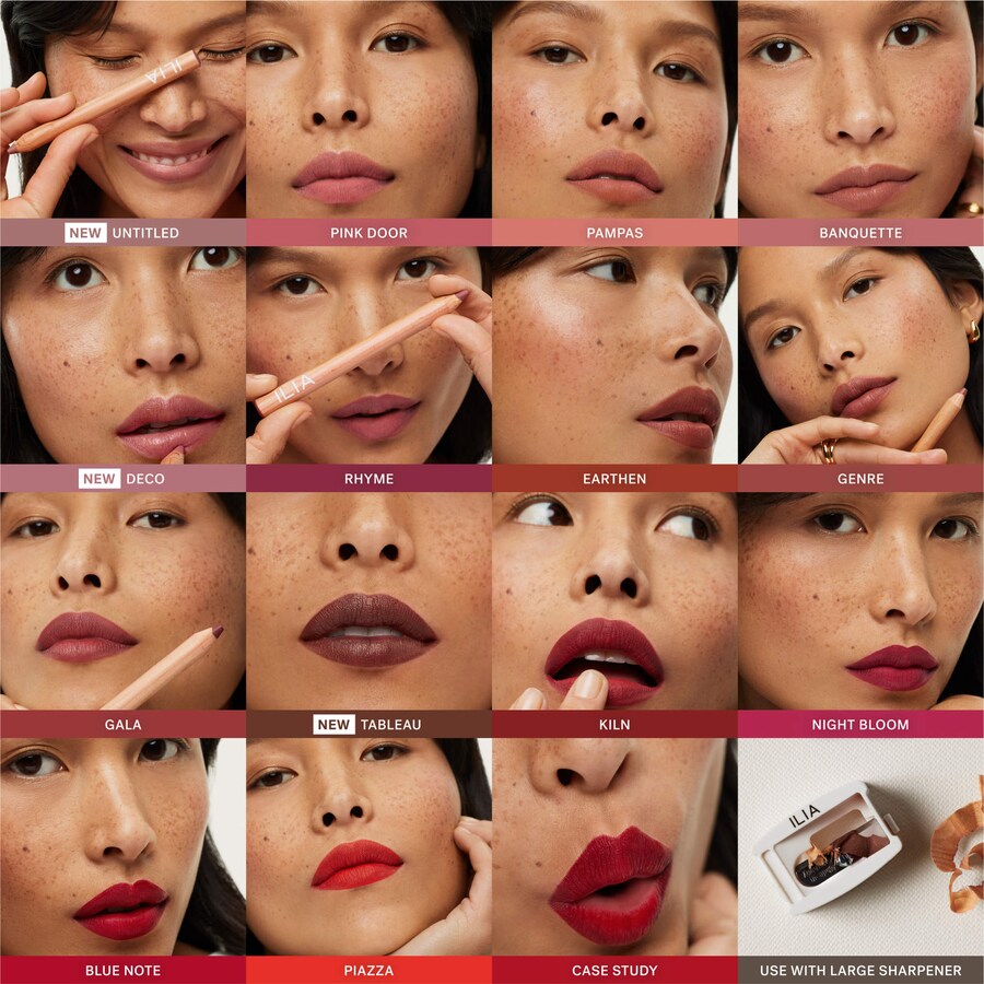 Увлажняющая помада Lip Sketch + карандаш для губ ILIA, 0.08 oz, Pink Door — фото 4