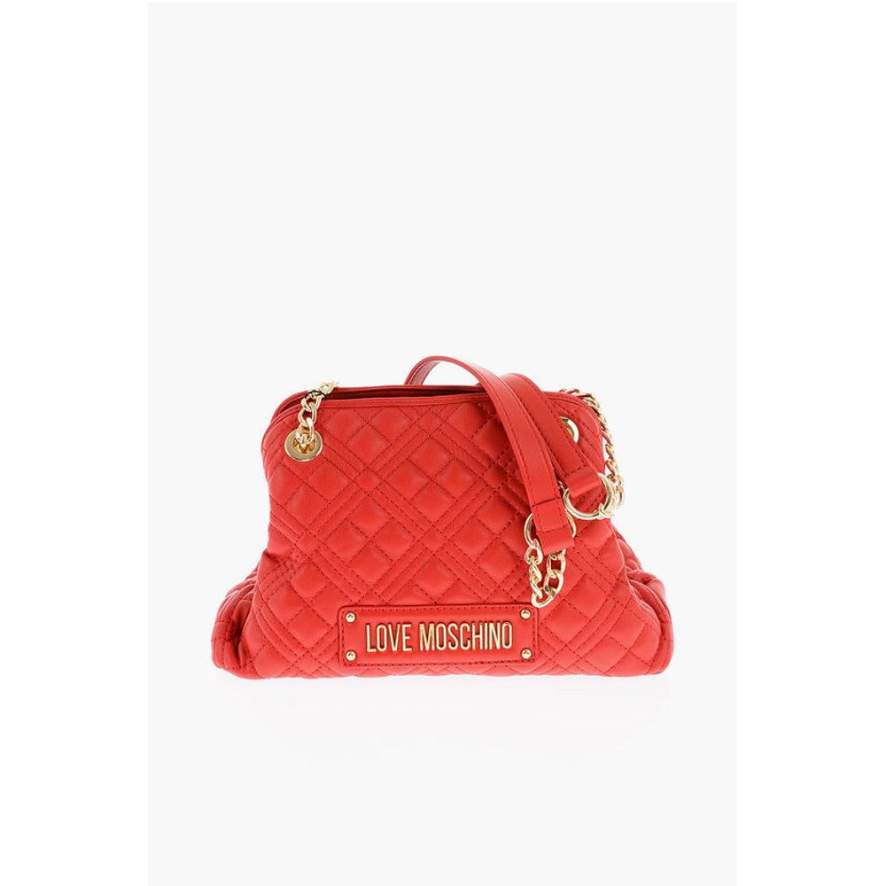 

Красная полиэтиленовая сумка через плечо Moschino, Red
