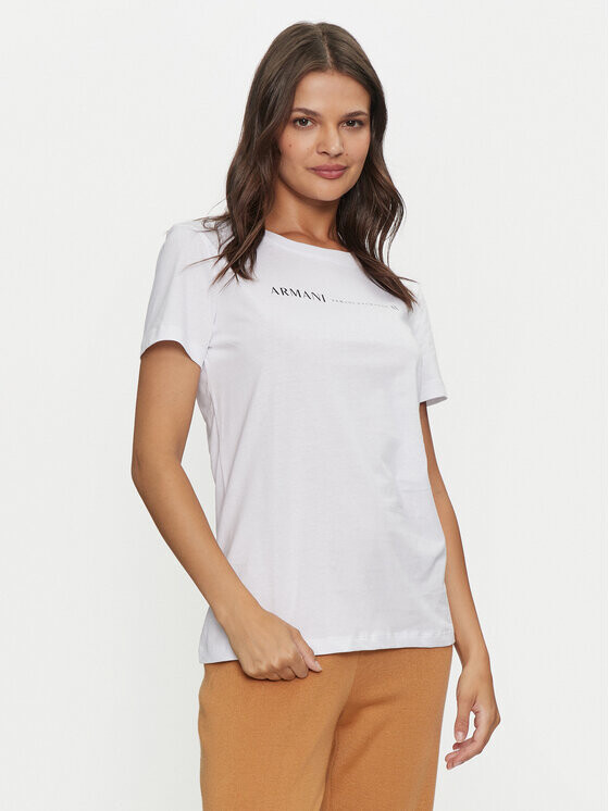 

Футболка стандартного кроя Armani Exchange, белый