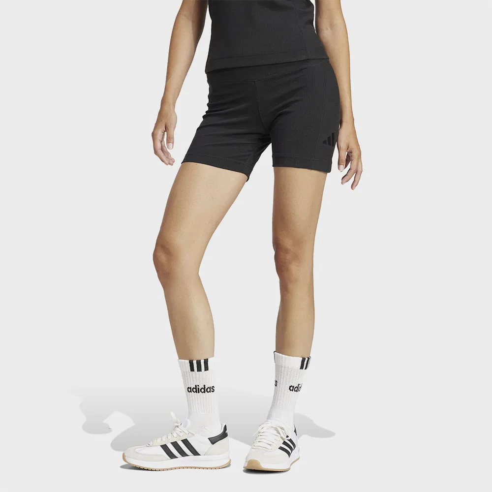 Женские велосипедки All Szn с высокой талией чёрного цвета от Adidas