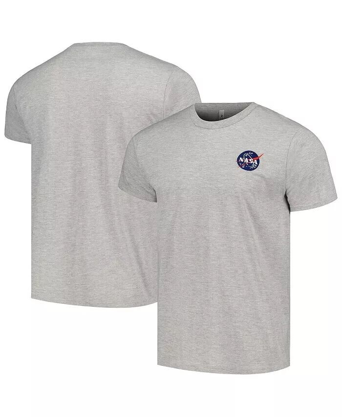 

Мужская и женская футболка NASA Heather Grey Mad Engine, серый