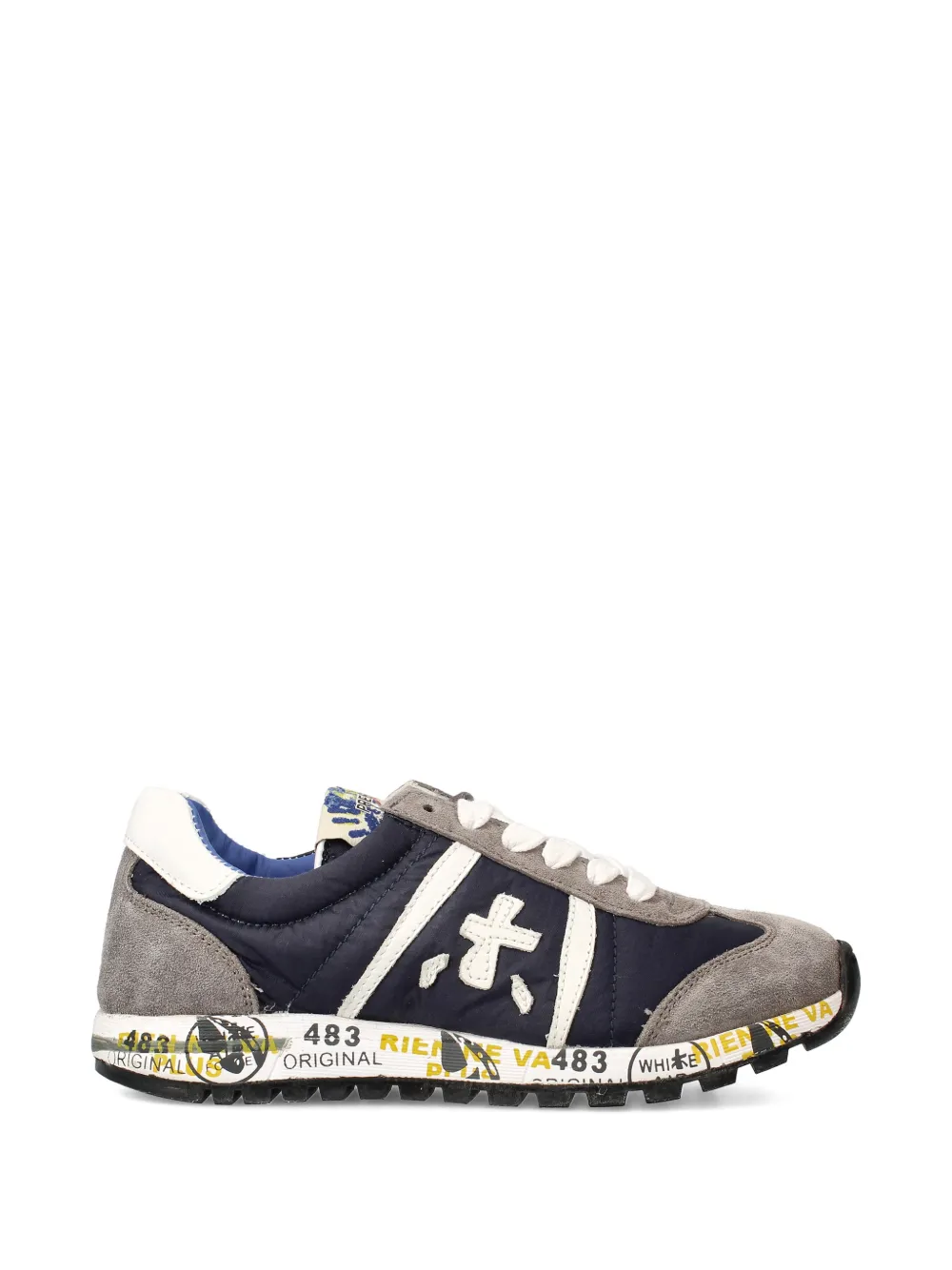 

Кроссовки на шнуровке Premiata Kids, синий