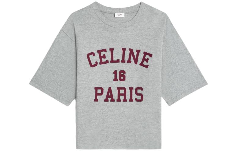 

Футболка женская серая CELINE