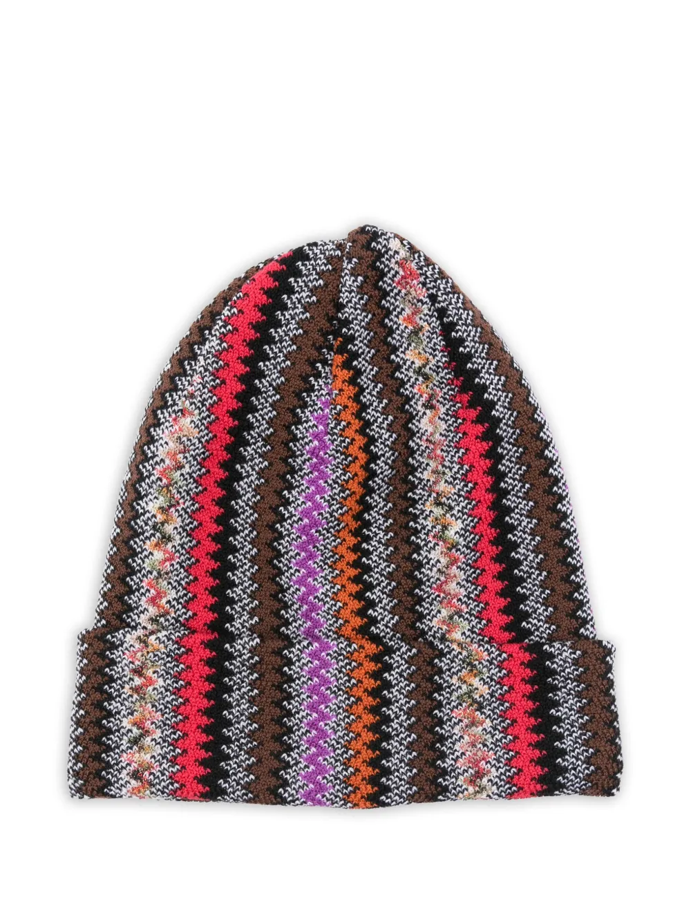 

Шерстяная шапка с зигзагом Missoni, коричневый
