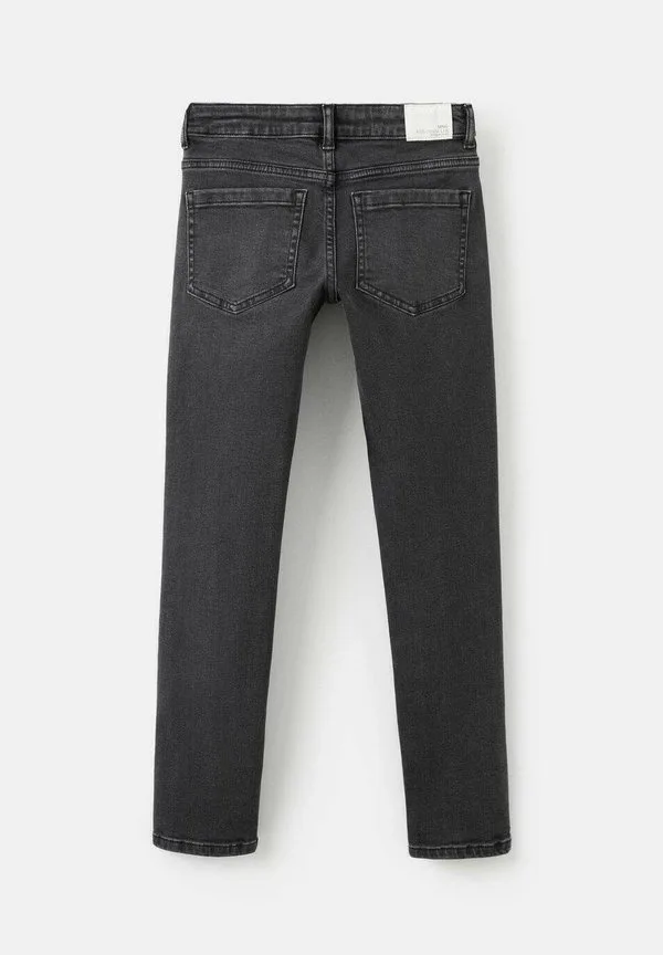Детские джинсы узкие Mango Kids, Black Denim — фото 2