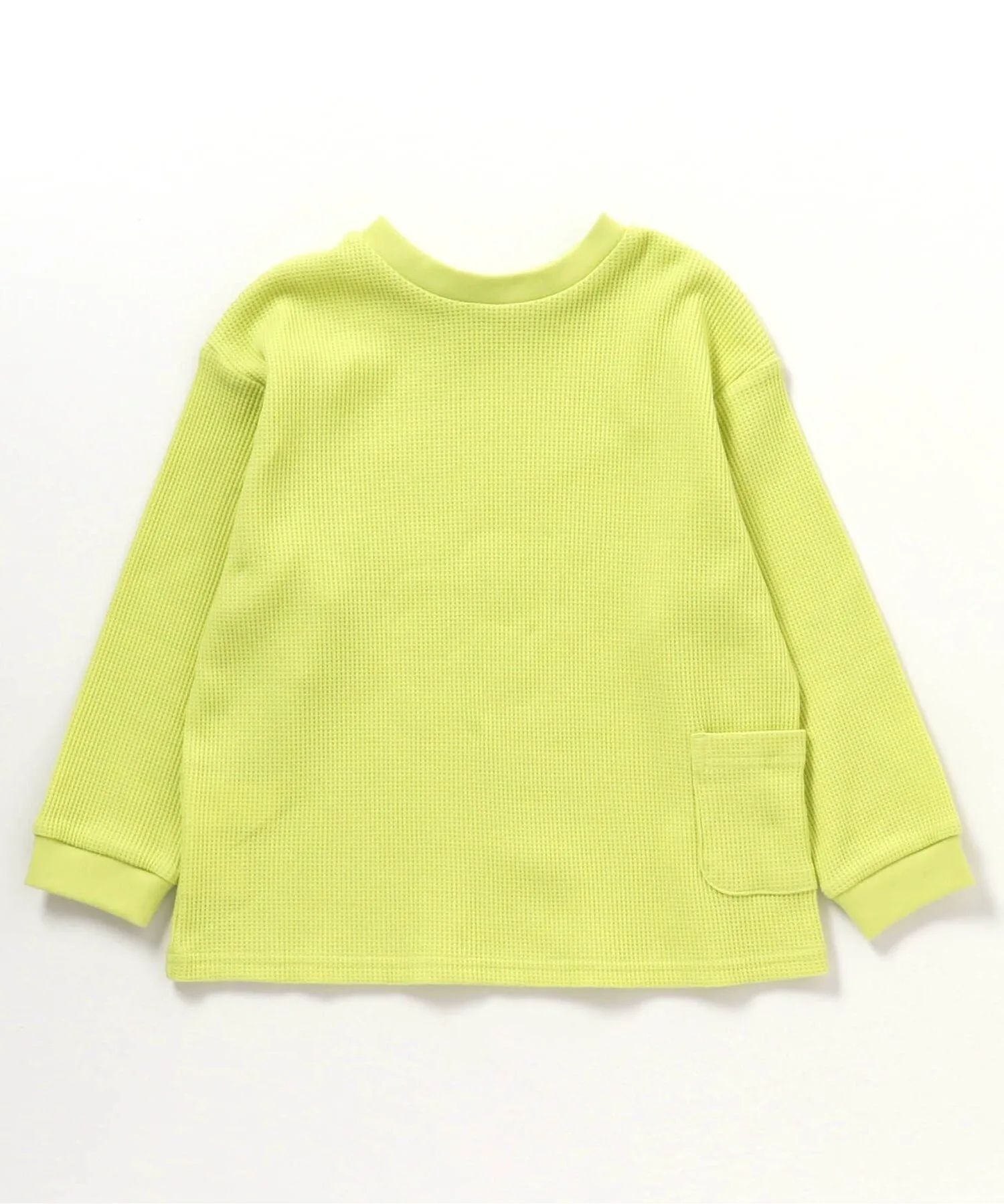 Длинная футболка DAISUKI с вафельным рисунком BREEZE, Lime