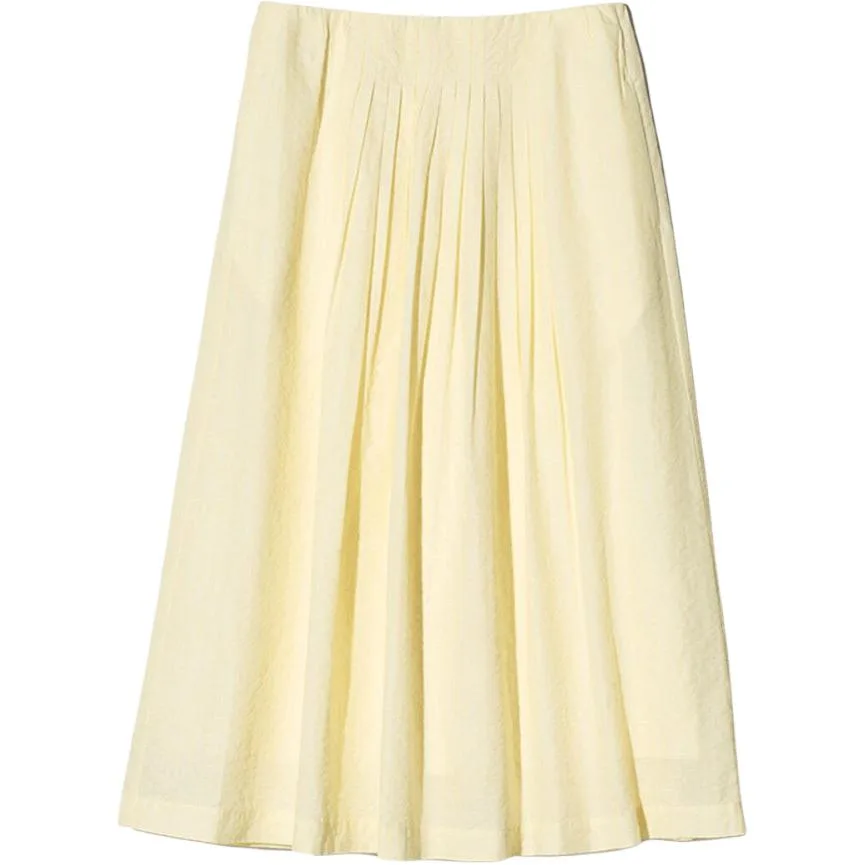 Юбка длинная женская Casual SS26 UNIQLO, Apricot Yellow