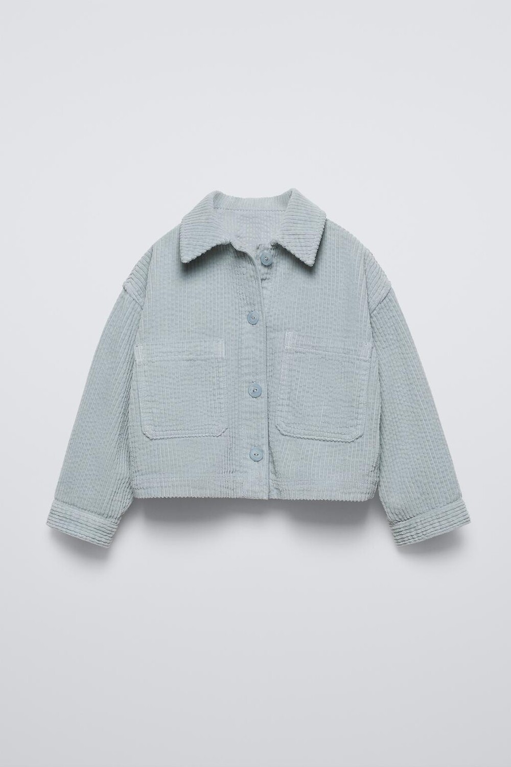 

Рубашка из вельвета ZARA, средне-синий