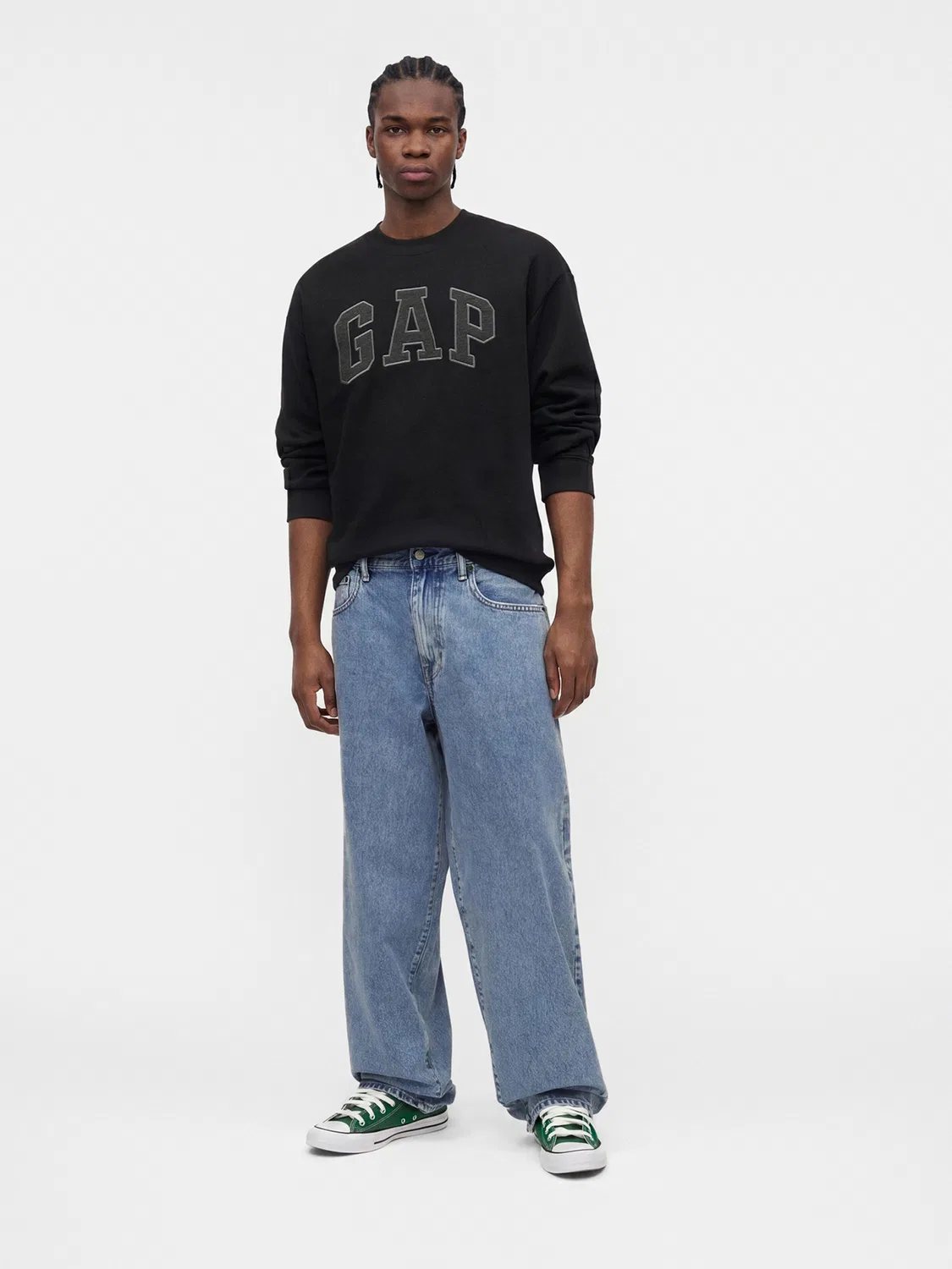Толстовка Gap HERITAGE черного цвета — фото 4